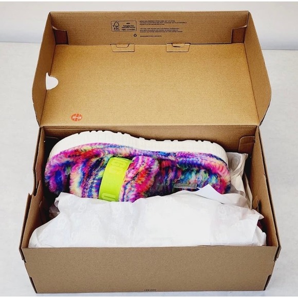 Womens UGG Fluffita Pixelate Sandals Slide Shoes SZ 7 - Picture 8 of 8